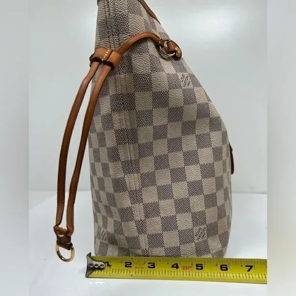 Authentic Louis Vuitton Damier Azur Neverfull MM Tote Bag - Picture 10 of 15